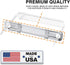 OLYMPX 500 Pcs Prong Paper Fastener Compressors for Standard 2-Hole Punch, Bulk-Packed, Works with 1 Inch - 3.5 Inch