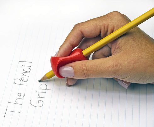 The Pencil Grip Pinch Grip, Ergonomic Writing Aid, Gloss Colored Pencil Grips, 6 Count