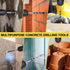 12-PCS Masonry Drill Bit Set, Professional Carbide Drill Bits for Glass, Tile, Brick, Cement, Wood