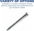 Kreg SML-C250-50 Zinc Pocket-Hole Screws, 2 1/2 Inch, 8 Coarse Thread, Maxi-Loc Head (50 Count)