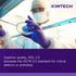100 Kimberly-Clark Safeskin Purple Nitrile Exam Gloves, Medium, Purple, Box