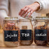 ONUPGO Chalkboard Pantry Labels, Large Stickers for Big Bins Boxes, Waterproof Kitchen Pantry Names Labels
