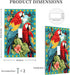 HTSAHKV 3 5 Inch Parrot Bird Wall Plate Light Switch Cover Single Gang Outlet Faceplate Print Plate Cover X