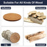 Sphere Rotary Burr for 4 1/2 and 5 Inch Angle Grinder, 5/8-11 Threads, Ball Gouge Attachments for Woodworking