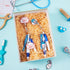 Henoyso 54 Pcs Mini Highlighter Nurse Pens Bulk with Keychain, Retractable Badge Reel, Marker Pen for Nurses Gift