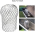 4 Pack Gutter Guards - Expand Aluminum Strainer Filter, Downspout Protectors, Stops Blockage Leaves Debris (3.5 Inch)