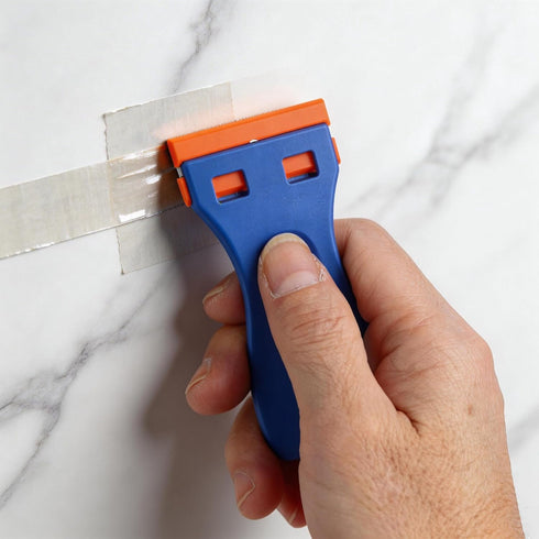 Karebeen 2 100 Pcs Razor Blade Scraper Tool with Pcs Blades, Plastic Window Glass Scraper, Adhesive Remover