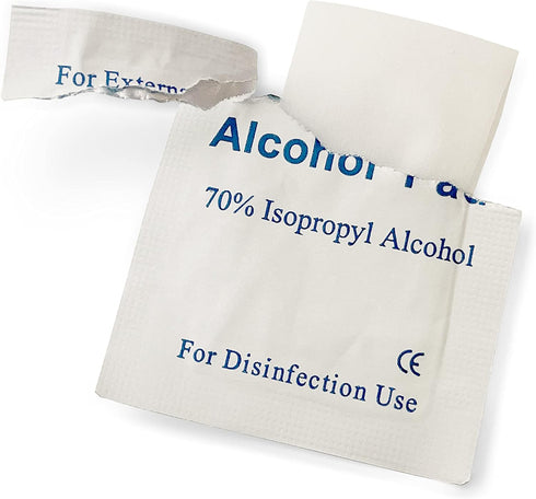 Medical CPR Mask - Pocket Resuscitator Mask with Elastic Head Strap, Antiseptic Prep Pads, 1 Pack