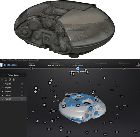 3D Scanning Dots, Tracking Markers for 3D Scanning, High Reflective Dots Compatible with Einscan Creality Revopoint