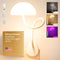 Shroommate Clip On Light and Bed Headboard Lamp, Bedside Table Lamp for
