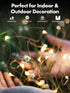 2 Pack 80 240 8 Twinkle Star Solar String Lights Outdoor, Total FT LED Solar Fairy Lights Outside Waterproof Modes