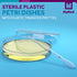 Pack of 20 Sterile Petri Dishes with Lids (90 x 15 mm), 2ml Plastic Pipettes for Lab Analysis, School Projects, Blood Samples, Bacteria, Plant & Seed Cultivation Petri Dish (20)