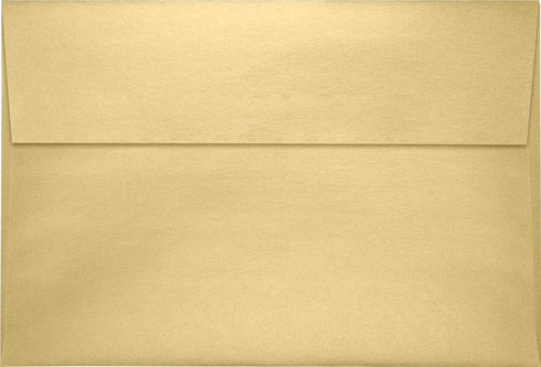 LUXPaper A10 Invitation Envelopes (6 x 9 1/2) - Blonde Metallic (50 Qty) for Invitations & Cards