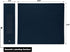 Carstens 4-Inch Heavy Duty 3-Ring Binder, Navy Blue, Waterproof Cover, Holds 600 US Letter Sheets, Made in USA