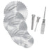 Cutting Wheel Set for Drills, 8Pcs HSS Rotary Tool Saw Blades with 1/8" Mandrel and Screwdriver