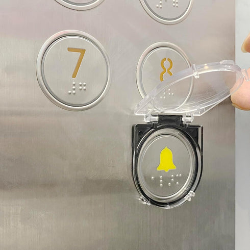 Elevator Power Button Cover, Power Push Button Switch Cover, Dustproof Safety Power Push Button Switch Cover Protector for PC Computer Dishwasher Washing Machine PC Button