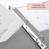 BAZIC 3 Ring Binder 1" Economy View Organizer - Grey, Round Ring, Holds 175 Sheets Paper, 1-Count