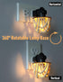 2-Pack Bohemian Plug in Night Light with Switch, Boho LED Night Lights Plug into Wall Socket, Soft Warm Baby Nursery