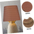 1roll Homoyoyo Self-adhesive Lampshade Edging Tape for Decorative Fabric Trim Brown Cloth Strips for Easy Installation