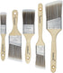 Paint Brushes Set, 5 Pcs for Wall and Trim, Flat and Angle Paintbrushes, Suitable for Oil-based and Water-based Paints