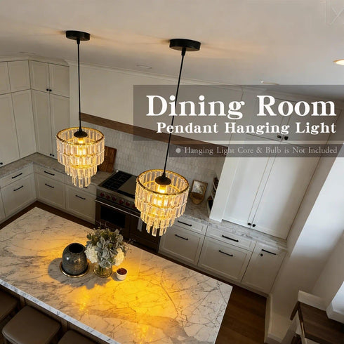 W9.84 H11 Modern Chandelier Shade, Faux Chandeliers Light Fixture Pendant Ceiling Lampshade for Girls Bedroom, X