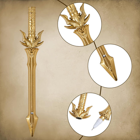 Yexiya 24 Pack Ancient Sword Pens Set, Gel Ink Novelty Fun Cool Sword Pens for Christmas Birthday Party Presents