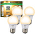 A15 Small Dusk to Dawn Light Bulbs, 4-Pack, 40W Equivalent, Warm White 3000K, E26 Base, Auto On/Off for Outdoor