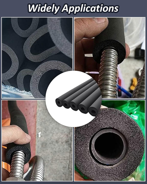 Pipe Insulation Foam Tube, 3/4 Inch ID, 6FT Foam Tubing for AC Unit, Guitar Stands, Exercise Machines