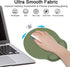 Britimes Green Mouse Pad, Ergonomic Mouse Pad with Wrist Support, Non-Slip Rubber Base for Home Office Gaming