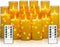 Sasigeiaa Flameless Candles with Embedded Star String - Battery Operated LED Candles,