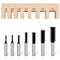 7 Pcs Straight Cut Router Bit Set 1/4 Shank, Double Fluted Plunge
