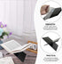 Black Acrylic Book Stand, Open Book Holder for Display and Reading, Acrylic Cookbook Stand for Coffee Table, Bible, Art