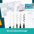 Olivo 4x6 4" 6", 100 Count, 220 Index Cards Lined Ruled Flash Note Cards x White, GSM Heavy Weight