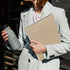 Vienrose 3 Ring Binder, 1 Inch Round Rings, Durable Binder with Linen Cover, Holds 8.5" x 11" Paper, Khaki