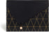 U Brands 13-Pocket Expanding File Folder, Black and Gold Geometric Office Supplies with Brass Hardware, FSC Certified