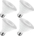 LUXRITE PAR30 Short Neck LED Flood Light Bulb, 75W Equivalent, 3000K Soft White, 900 Lumens, 4 Pack