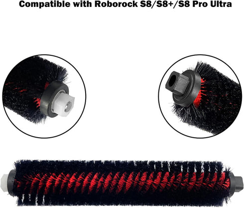 Replacement Self-Cleaning Rolling Brush for Roborock S8/S8+/S8 Pro Ultra Robot Vacuum Cleaner, 2 Pack