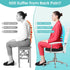 Tailbone Office Chair Seat Cushion, Cooling Gel Enhanced Memory Foam Cushion for Long Sitting - Back, Sciatica, Coccyx