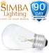 S14 Bulb 11W E26 11 110V 120V, 2700K Dimmable, 20 Pack Simba Lighting String Light Outdoor Replacement Medium Screw