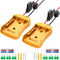 2 Packs Power Wheels Battery Converter Kit with Fuse, Switch, Wire Terminals & 12 AWG Wire for Dewalt 20V Battery DIY