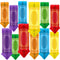 Retisee 12pcs Colorful Crayon Paper Lanterns Honeycombs Bulk Crayon Classroom Decorations Daycare
