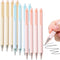 RIANCY Retractable Pink Pens, Black Ink Quick Dry Gel Ink, Smooth Writing 0.5mm, Cute Pen for Journaling
