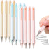 RIANCY Retractable Pink Pens, Black Ink Quick Dry Gel Ink, Smooth Writing 0.5mm, Cute Pen for Journaling