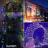 4 Pack 33ft 100 8 YEGUO Multicolor Solar Fairy Lights, Each LED Christmas Lights Outdoor Waterproof, Modes Sliver Wire