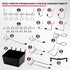 Pegboard Organizer Hooks, 300-Piece Durable Assortment for Tool Organization