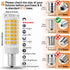 E12 60W Bulbs C7,Dimmable,3000K White,600 T6 E12 120V 6W Bulbs Lamp,6 Pack LED Candelabra Replacement Warm Lumen LED