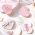 DAWZMR 200 2.36" 2.76" PCS Thank You Cards for Small Business, X Love Heart Shaped Thank You Cards