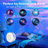 6 37 Smart Galaxy Star Projector Night Light - APP Voice Control, Bluetooth Speaker, Rotatable Nebula Lamp with HD