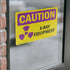 (2 Pack) OSHA Caution Radiation Sign, 7 Inch X 5 Inch Vinyl Label Decal Sticker, Weather Resistant, UV Protected