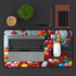 GENERIC Vibrant Jelly Beans Spilling from Candy Jar Desk Mat